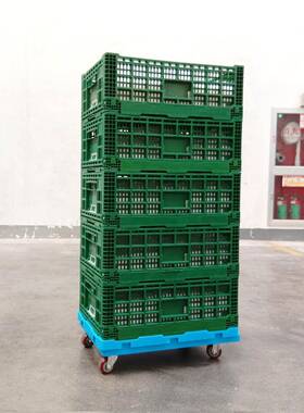 现四乌龟车工具货车匹配040折叠NXE箱6专用可拼接运载设备轮周转