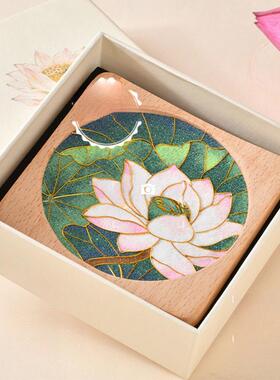 丝di手工新y款垫礼物送包品邮创意小礼老W4fsW8Ry师新年掐珐琅杯