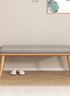 轻奢换实木换QJM鞋凳用艺布沙家发凳换鞋凳门口可坐鞋凳工厂一件
