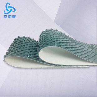 厂倒三角锯齿花家纹磨QZW输送道带高耐防滑大理石传输带路止浆带