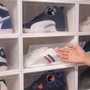 间鞋 柜鞋 盒收鞋 子网红鞋 架LMC省空0 纳盒透明抽屉式 架子家用2个装