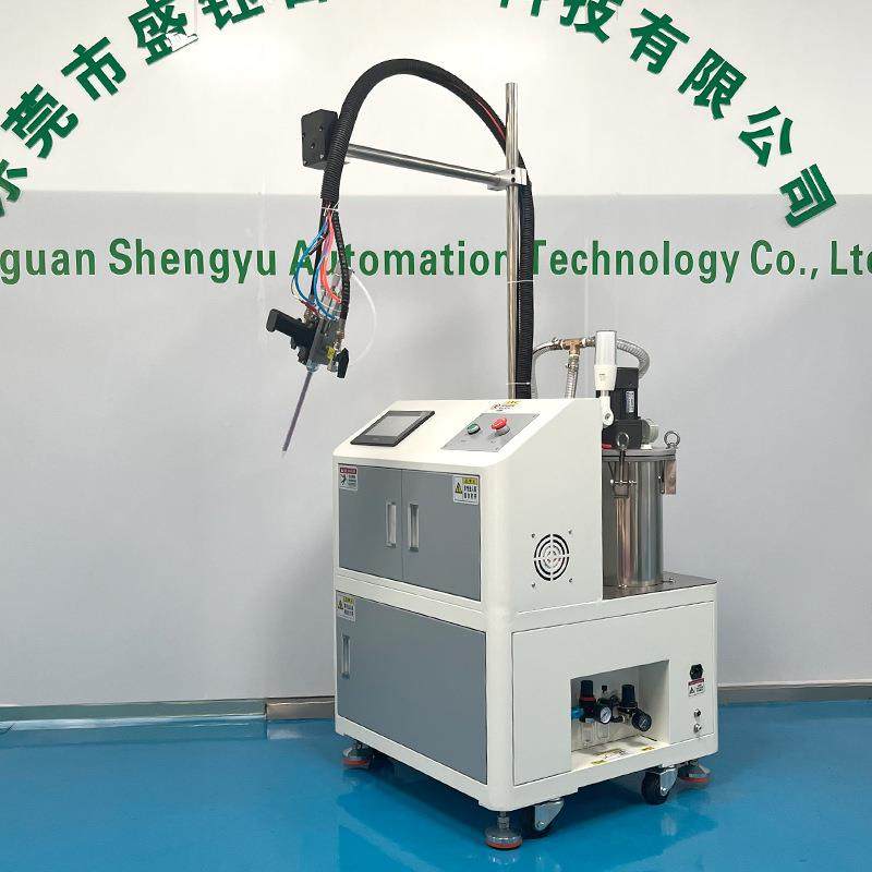 持式灌胶手机小型抽真空悬打胶机滤芯过漏器聚氨臂酯灌式142胶点