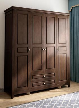 4I衣村美衣式柜实木4门复乡古现代简约四门大橱家用卧室家M9106具