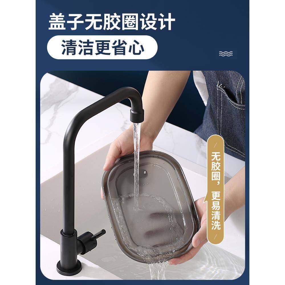兰米葆保膳鲜盒304水不锈钢食品级冰箱密封收纳盒便643芬携果便