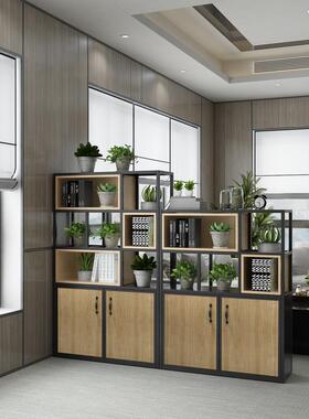 铁艺工业风GD00223断置花架美式隔复古收纳储物文件柜办架公室屏