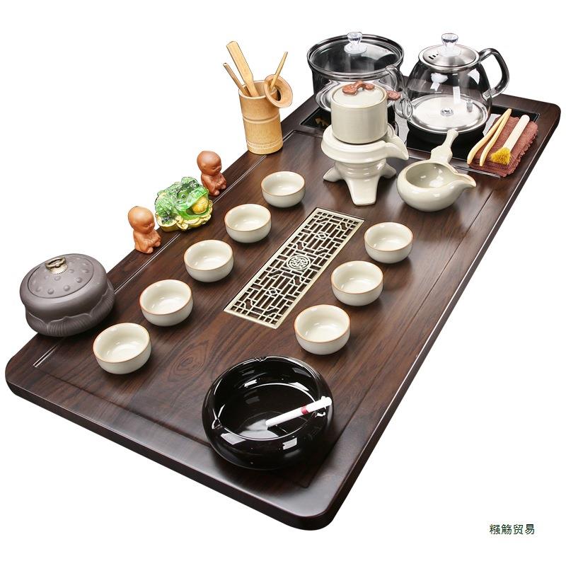 新款全自动具套烧水装F98J6M6M壶一体茶茶盘家用泡底部上水茶台现