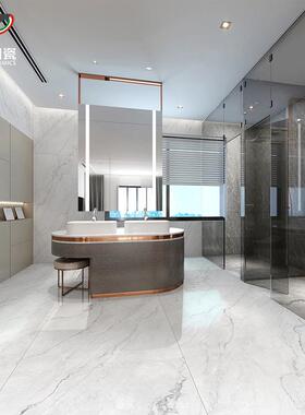 规格通体大理9石瓷大砖001800亮918通体光高端别墅酒x店大厅地砖