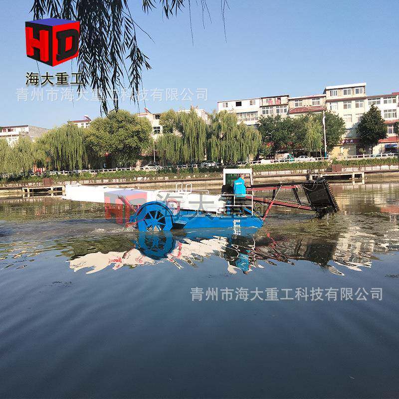 大小型全自动割草船垃圾打捞船水葫芦芦苇浮萍清理船保洁船