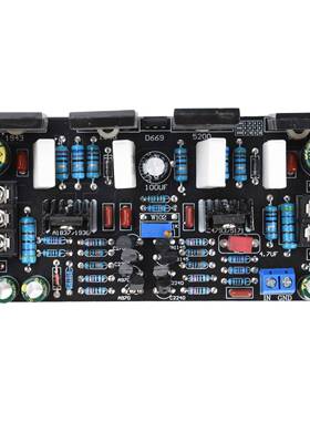 DC20V-90V正负双电压单声道200W功放板对管后级功放板成品板