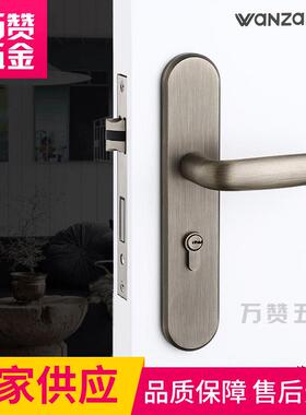 青古铜门锁简约北欧室内卧室厕所静音门锁通用型门锁执手锁具套装