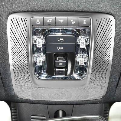 适用奔驰GLBGLACLAA级GLEEQB前排阅读灯装饰内饰贴喇叭罩盖