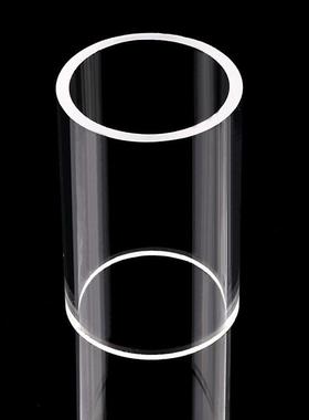 高透CUA明PC管塑料管透割切加工封明底法兰盘实管验装置