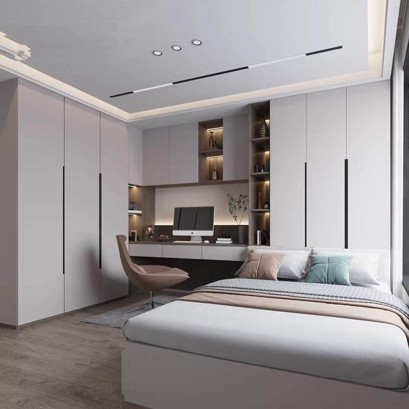 源工厂成头都具全屋实整体衣柜木现代简约平开门家定制衣橱