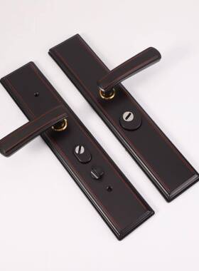 家用SD668A室卧锁防盗门调拉手加厚静音不锈钢门锁室内门防撬可节