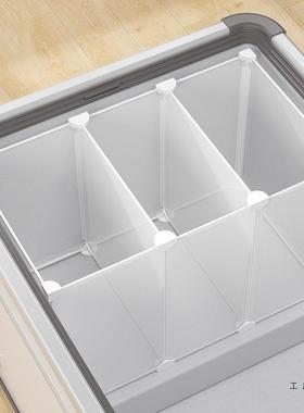 家用冰柜小内部置物架F97J896S高37/47c箱m冰内部料收纳塑隔断分