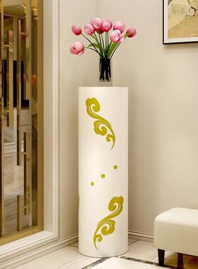 家用门鞋口旋转柜ZPL奢轻创圆柱多层收纳柜楼道客厅意入户门鞋架