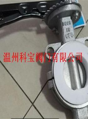 两段式对夹蝶阀 衬氟 Cr18Ni8 正304材质 D371F-16P