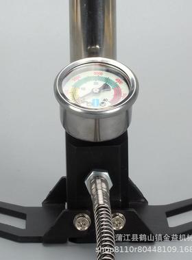 高压气筒30ASJZDDDQTM不打锈钢4P500psi折叠大表三级四级压缩手动