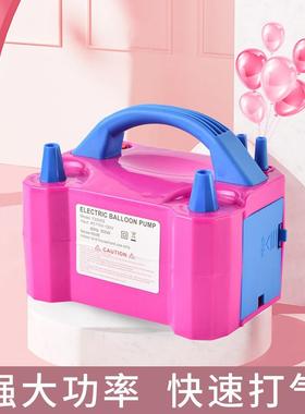自电动打筒吹气球机气便携式户外充气气泵工具88332动打机双孔布