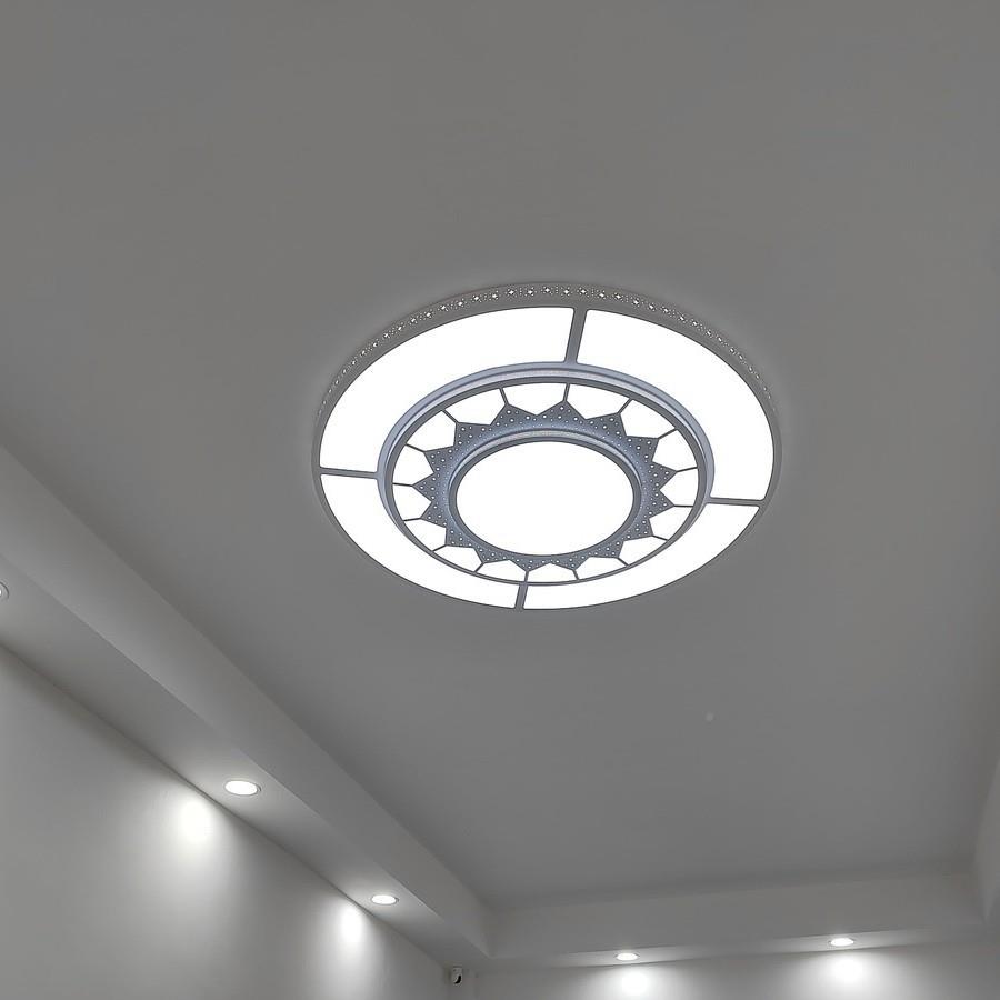 2024年圆形客厅灯现代简约大气店大议会室酒le见描述d吸顶大灯厅2