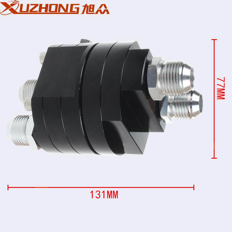 汽车改装油温表分属OA-004体油式油饼金油压表油冷器转二接器合一