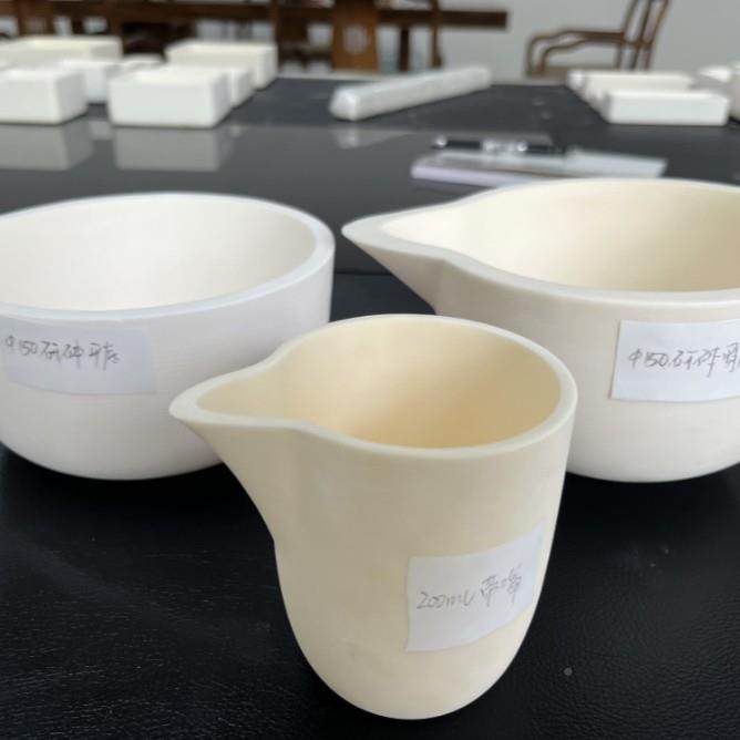 刚研钵99IIA氧耐化铝陶瓷乳钵实验用耐高温磨研磨碗研磨杵棒玉捣