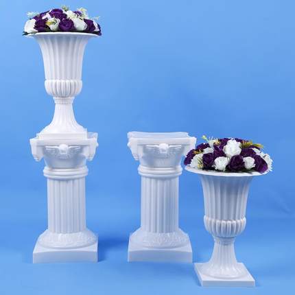 罗花婚庆马YMR柱路引开业篮婚庆用品料绢花路引新款婚庆塑道具