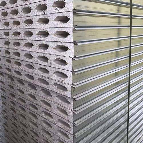 厂家规现货直供硫镁夹芯板747彩锈钢板无尘氧车间不钢夹芯板格齐