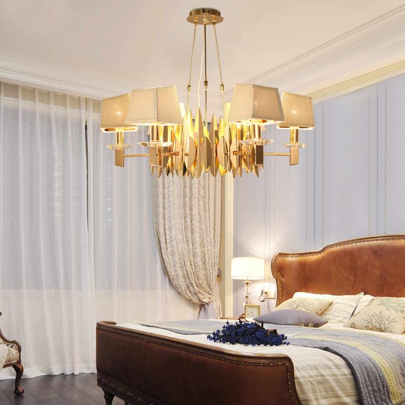 北6525欧现代师简约客厅美式乡村复灯田园后餐厅式楼创意个性设计