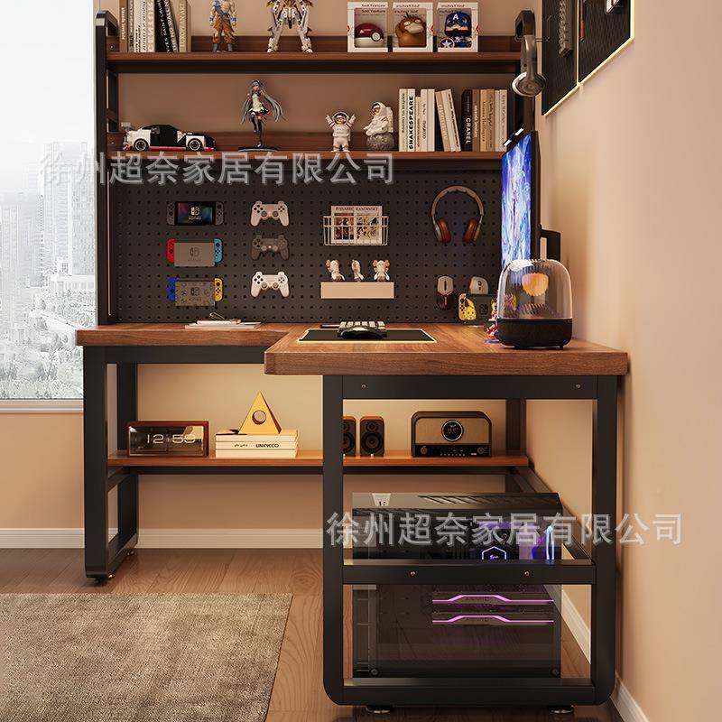 L型转SL-转角角书洞板书架体一拐角桌电脑桌台式家用办公桌洞学生