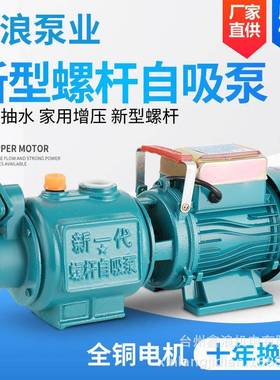 家用螺杆泵自来自水增压泵水吸水泵AHG高扬吸程无塔供水22井0V抽