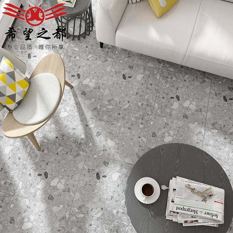 彩色水磨地仿砖卫生防间客厅厂标古瓷砖800x800服装奶石茶店滑工