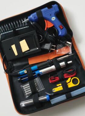 电烙铁套装工具包带热2熔IFH胶枪0W小2胶枪10V201V电烙铁电焊笔包