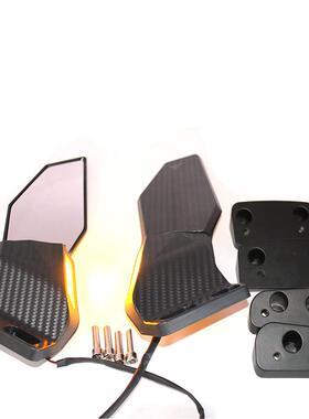 728摩鑫托摩车改A装后视镜通用款适用R25MXNINJA带黄灯跑N车反光