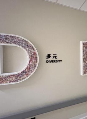 加工292示企业形象墙立G体凹凸照片墙文化L宣传展磁吸公司文化OO