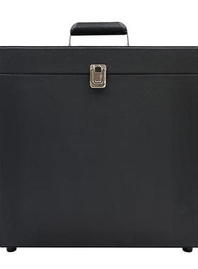 黑胶唱唱片箱7寸10片627寸12留寸箱声机碟片CDLP分类便携式皮收藏