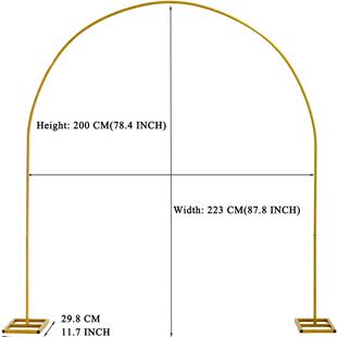 金属新场铁艺圆环婚礼景布件置圆形铁艺拱门花架花OWA门款户外摆
