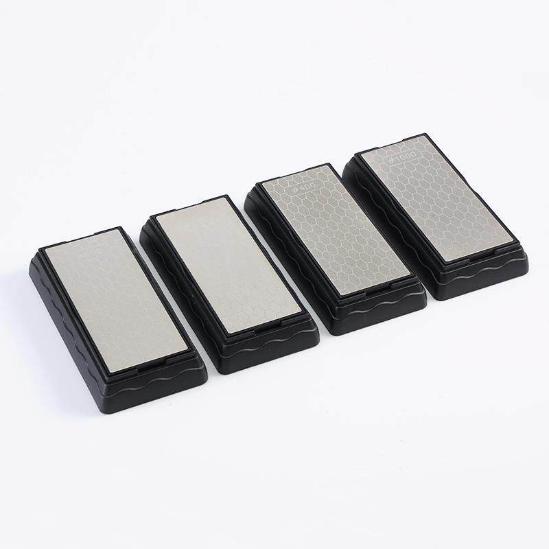 双面金刚石开磨刀石防滑底座蜂带XD-W032巢型用刃家厨房菜刀打磨