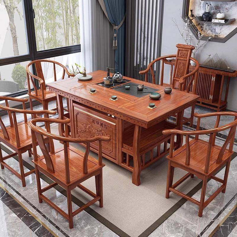 AEL明古清典实木茶椅组合储物茶台茶桌一体一整套桌用家茶几泡茶,商业/办公家具,茶台/茶桌,淘宝优惠券,粉丝福利购,淘宝优惠卷
