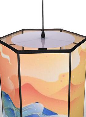 不夜城灯挂饰景观外亮化灯景灯区户中国风笼文旅笼古MRH风背景装