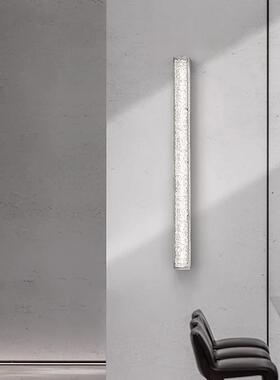 意式极简轻奢高26734树脂镜前背灯长条一字壁灯客墙端厅景浴室镜