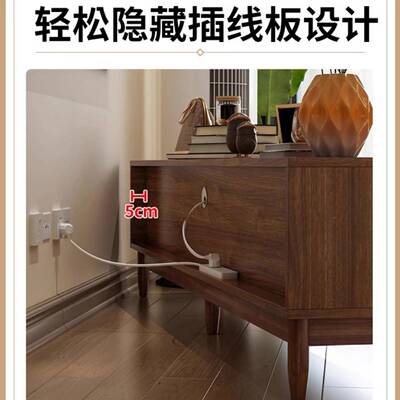 中古复古藤编电视机柜茶几20地36225新客厅款用法式家落储物柜实