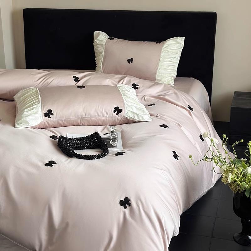 1少三女清梦YLS-2024全棉1纯00S长绒棉四件套棉毛被巾绣套床单床