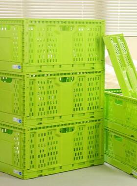 厂家直销塑料折果叠流式周箩转筐箩胶框收纳式物水蔬菜WBO筐周转