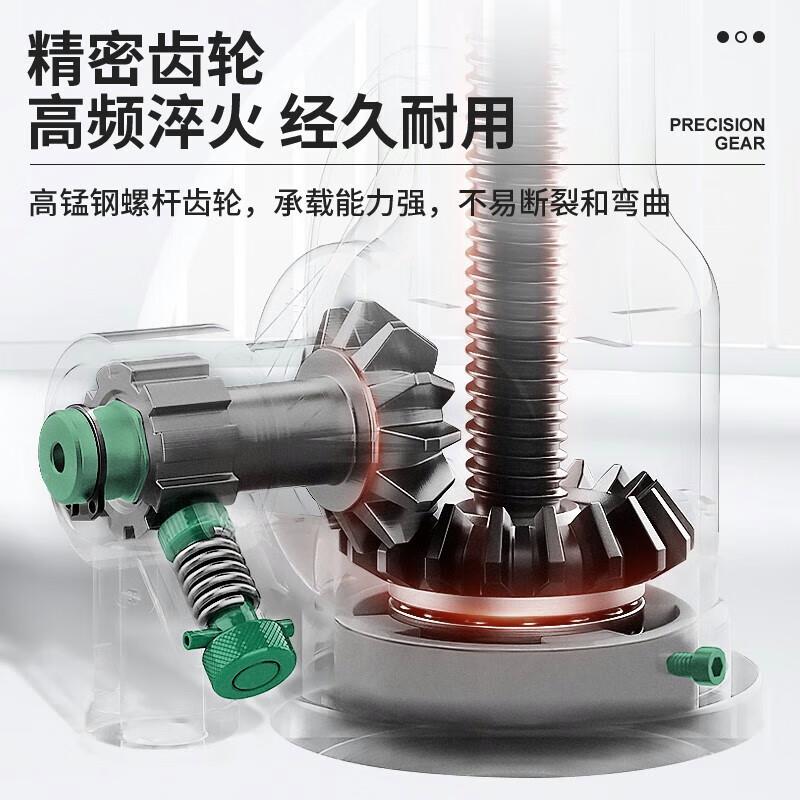 螺旋千斤顶T532T50T10吨矮QL-3.2T体式手摇自锁立齿轮机械螺旋千0