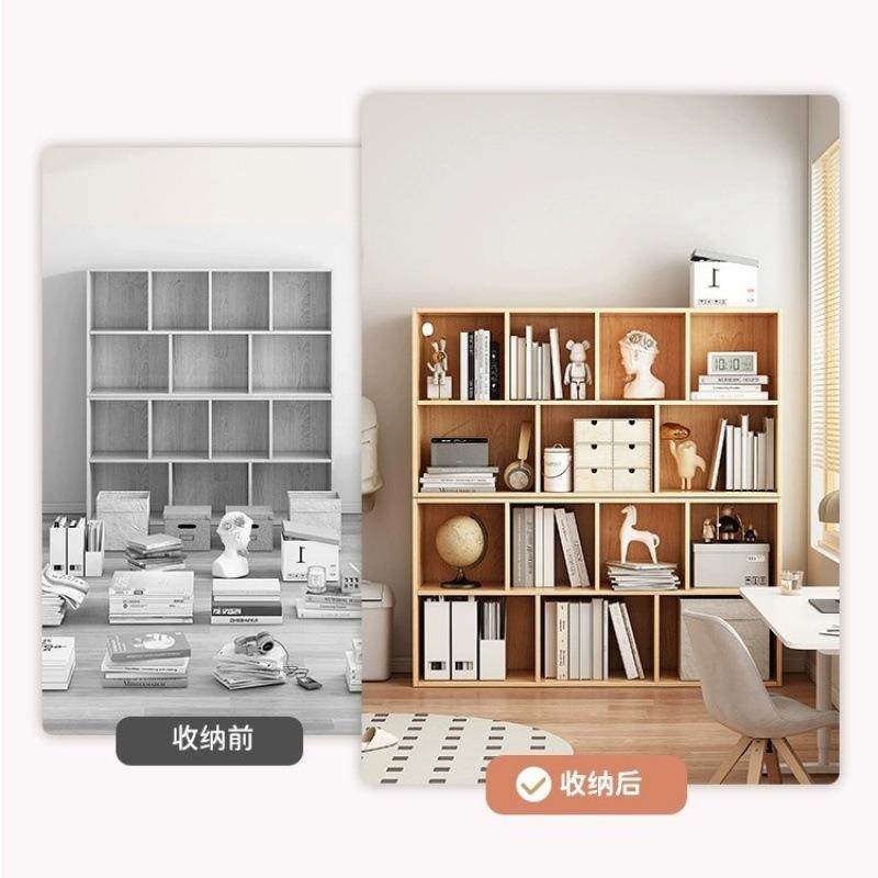 书架落格地置物架家用简物易柜子储柜PWQ客厅柜飘窗子收纳书柜置,电子元器件市场,其它元器件,淘宝优惠券,粉丝福利购,淘宝优惠卷