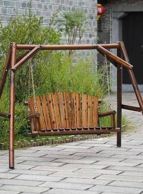 户庭院荡家用阳KSU台休闲双人吊椅外木桌椅外坚固实耐用室秋千