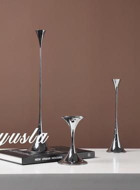 OHN法式中古风轻奢台高级感客厅柜卧室电视样板间件桌摆面烛软装