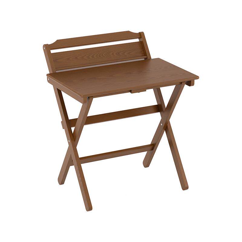 实木折12095叠书学生用电脑桌桌卧小室户型床边学习小桌子简易办