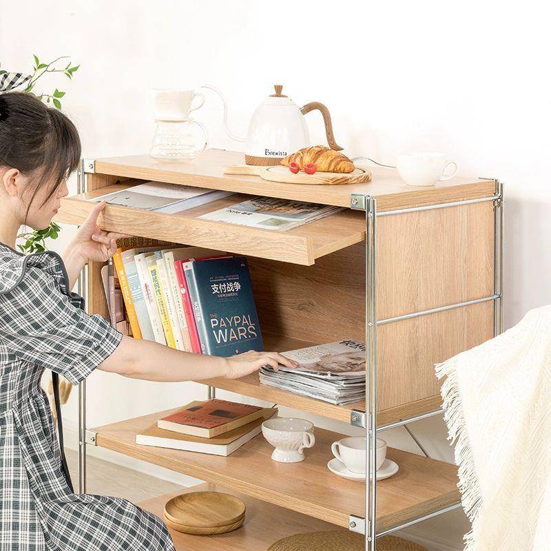 基础组件书架落地物架物收纳70312衣置帽柜架电视柜卧室储配件